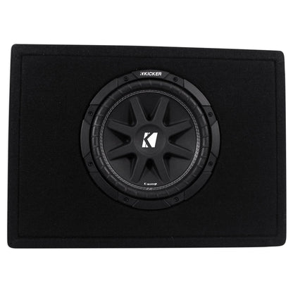 43TC104 Comp 10" Subwoofer in Sub Box Enclosure with Amplifier and Amp Wire Kit