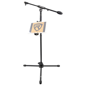 Samson BT4 Microphone Mic Stand w/ Boom+Tripod Base+Smartphone/Tablet/iPad Mount