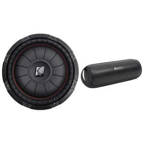 Kicker 43CVT122 COMPVT 800w 12" 2-Ohm SVC Shallow Slim Car Subwoofer Sub+Speaker