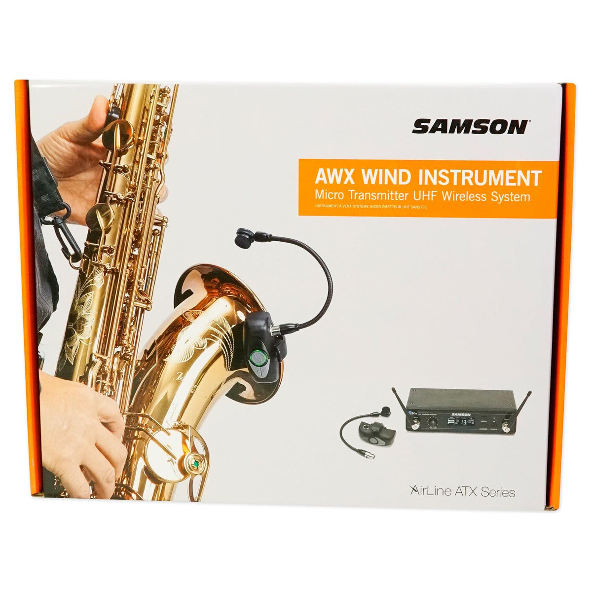 AirLine AWX Wind Instrument Wireless Horn Microphone with Headphones and Cables