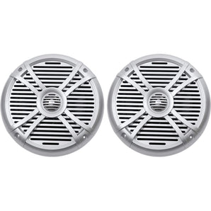 (4) Rockville RMSTS80S 8" 2000 Watt Waterproof Marine Boat Speakers 2-Way Silver