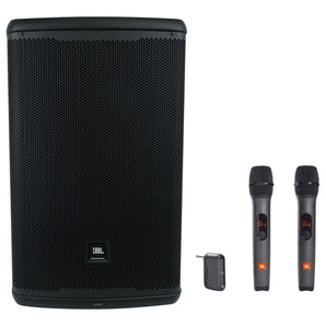 JBL EON715 15" 1300w Powered DJ PA Speaker w/Bluetooth/DSP+(2) Wireless Mics