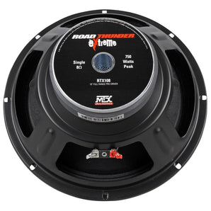 MTX Thunder RTX108 10” 500 Watt 8-Ohm Mid-bass/Midrange Car/Pro Audio Speaker