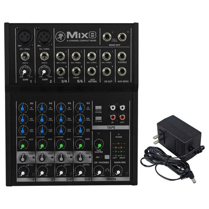 Mix8 8-Channel Compact Mixer+Stand