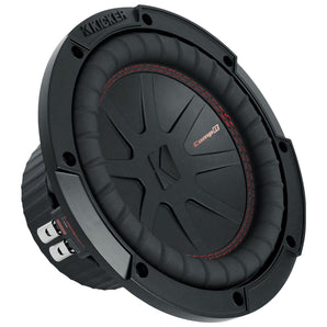 (2) KICKER 48CWR84 CompR 600 Watt 8" Subwoofers DVC 4-ohm Car Subs CWR8-4 COMPR8