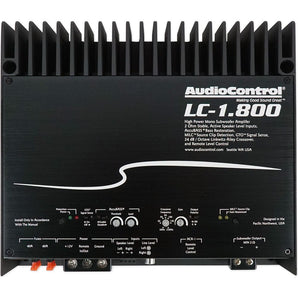 AudioControl LC-1.800 800w RMS Mono Amplifier Amp Bass Processor Audio Control