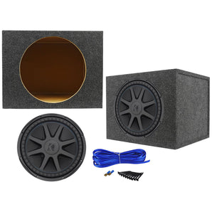 Kicker 44CVX152 15" CVX Comp VX 1000w RMS Car Subwoofer+Sealed Sub Box Enclosure