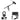 Audio Technica AT2020USB+ Podcast Podcasting Microphone+Headphones+2 Stands