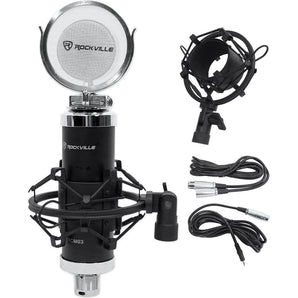 Presonus AR8 Podcast Podcasting Studio Bundle w/ 4) Mics+Headphones+Desk Stands