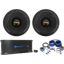 Punisher 12D1 2-Pack + dBcomp4 Mono Amplifier Bundle