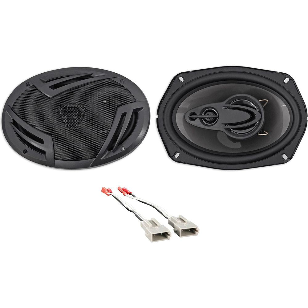Rear Rockville Factory Speaker Replacement Kit 4 1992-97 Mercury Grand Marquis
