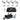 Chauvet DJ Ezpin Pack 4 EZpin Pin Spot Light Fixtures+IRC-6 Remote+Case+Fogger