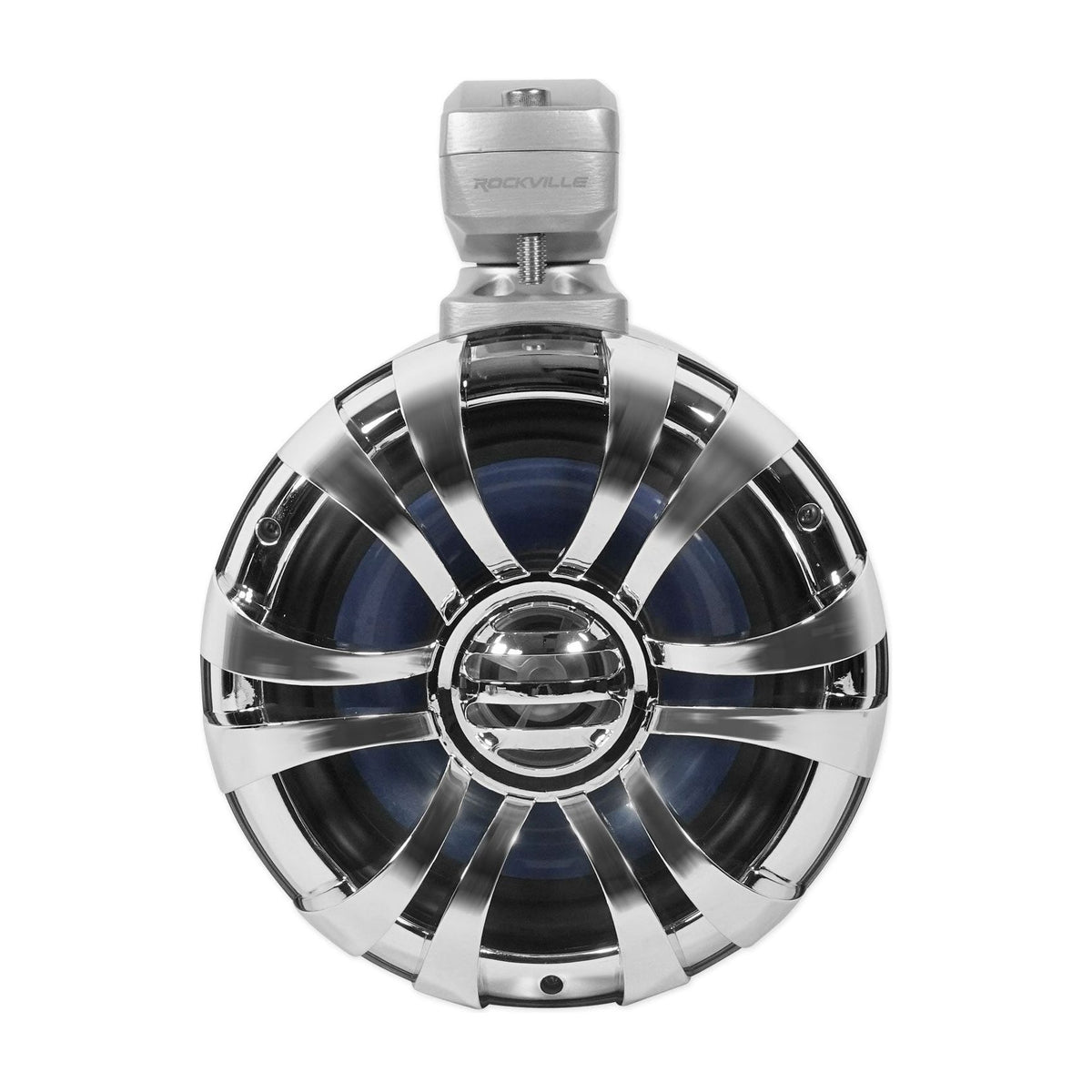 KMC5 Marine Bluetooth Receiver+Remote+(2) 6.5" Chrome Tower Speakers