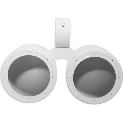 RKL65MBW 4-Pack + DMAC65W Dual 6.5" White Tower Cans Bundle