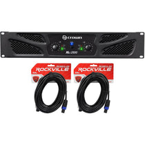 Crown XLi2500 Amplifier + (2) Rockville Speakon to Speakon Cables