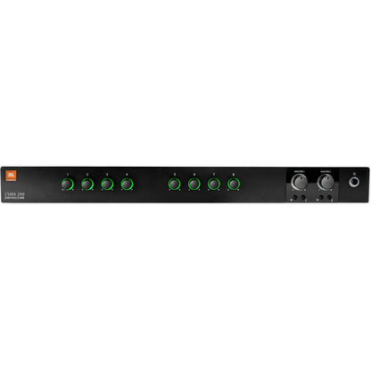 CSMA240 2x40W Amplifier + (8) Black 5.25" Slim Wall Speakers