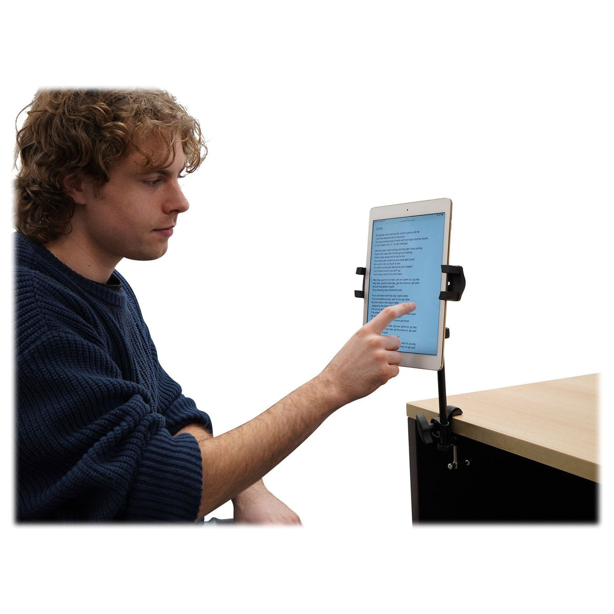 Podcasting Podcast Microphone Mic Stand+Boom+Tablet/iPad/iPhone Mount