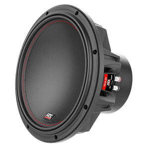 2) MTX 7512-22 12" 3000w DVC 2-ohm Car Audio Subwoofers+Vented Sub Box Enclosure