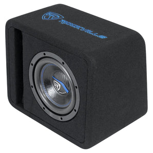 Rockville SK58 PACKAGE 8" 800w Loaded K5 Car Subwoofer Enclosure+DB10 Amplifier