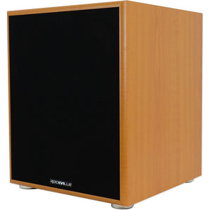 Rockville Rock Shaker 12" Inch Wood 800w Powered Home Theater Subwoofer Sub