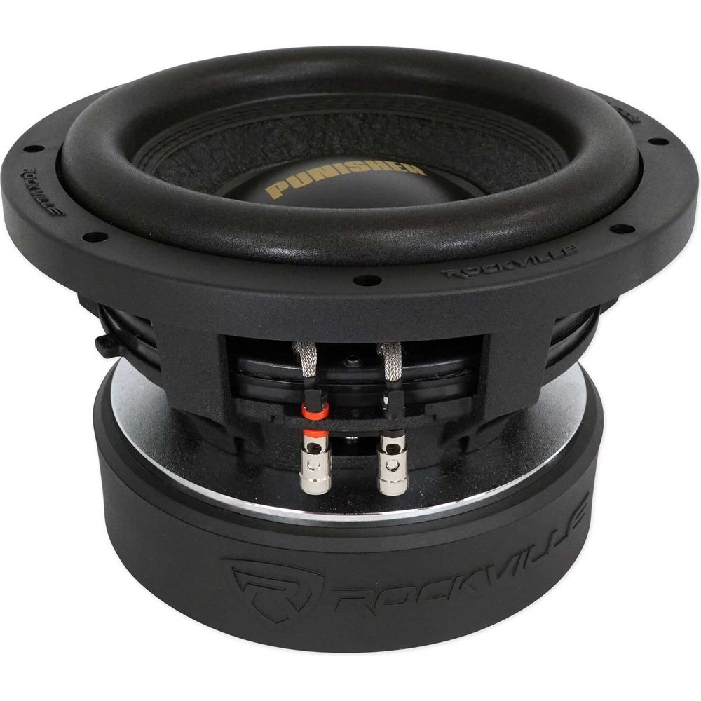 (2) Punisher 10D1 10" 5000W Competition Subwoofers + Mono Amplifier + Wires