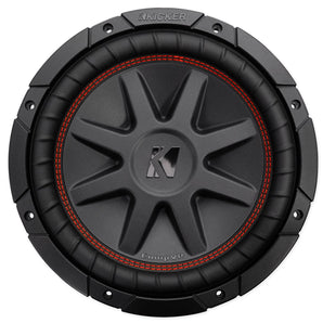 (2) Kicker 43CVR102 COMPVR 10" 1400 Watt Car Subwoofers+Sealed Sub Box Enclosure