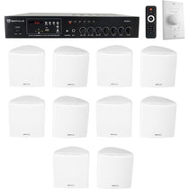 RCS80-1 + Cube 70V White 10-Pack + VOL70100 White