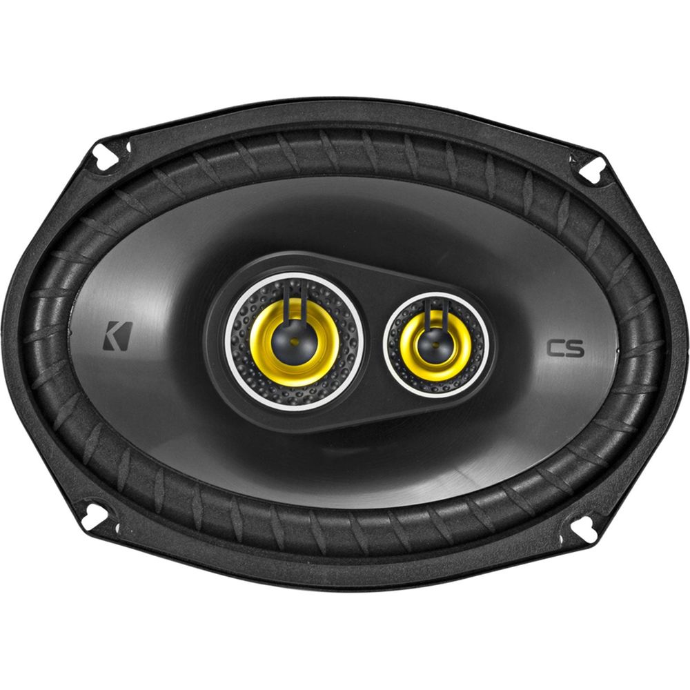 (2) kicker CSC693 6x9" 360° Swivel Black Aluminum Wakeboard Tower Speakers