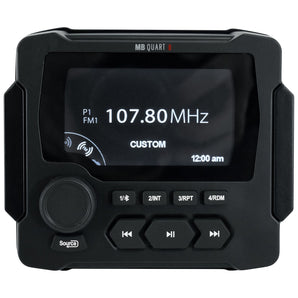 MB Quart GMR-LED Marine Receiver w/Bluetooth/AM/FM/Weather Band/USB+Free Boombox
