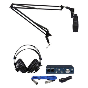 Presonus Audiobox ASMR Recording Streaming Kit w/Interface+Microphone+Headphones
