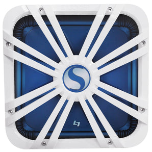 Kicker 11L712GLW 12" White Grille w/LED For Solo Baric 11S12L7 Subwoofer Sub