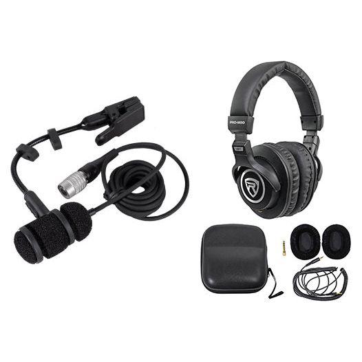 PRO 35cW Cardioid Condenser Instrument Microphone+Headphones