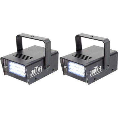 (2) Mini Strobe LED Compact Strobe Lights