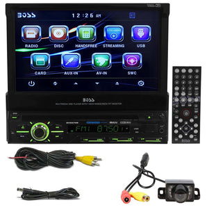 Boss BV9979B 7" 1 Din Car DVD Player Receiver w/Bluetooth, USB + Backup Camera