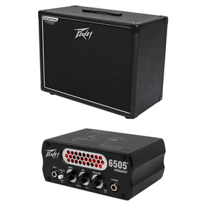 Peavey 112-6 Extension Cabinet w/ 12" 25 Watt Speaker+Micro Head Guitar Preamp
