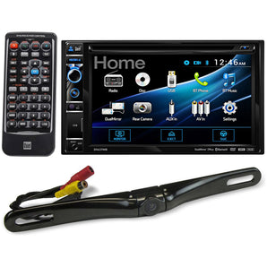 DUAL DV637MB 2-Din 6.2" DVD Bluetooth In-Dash Receiver, AUX/USB 6-Band EQ+Camera