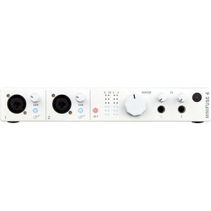 Arturia Minifuse 4 White 4x4 USB MIDI Audio Recording Interface+Software