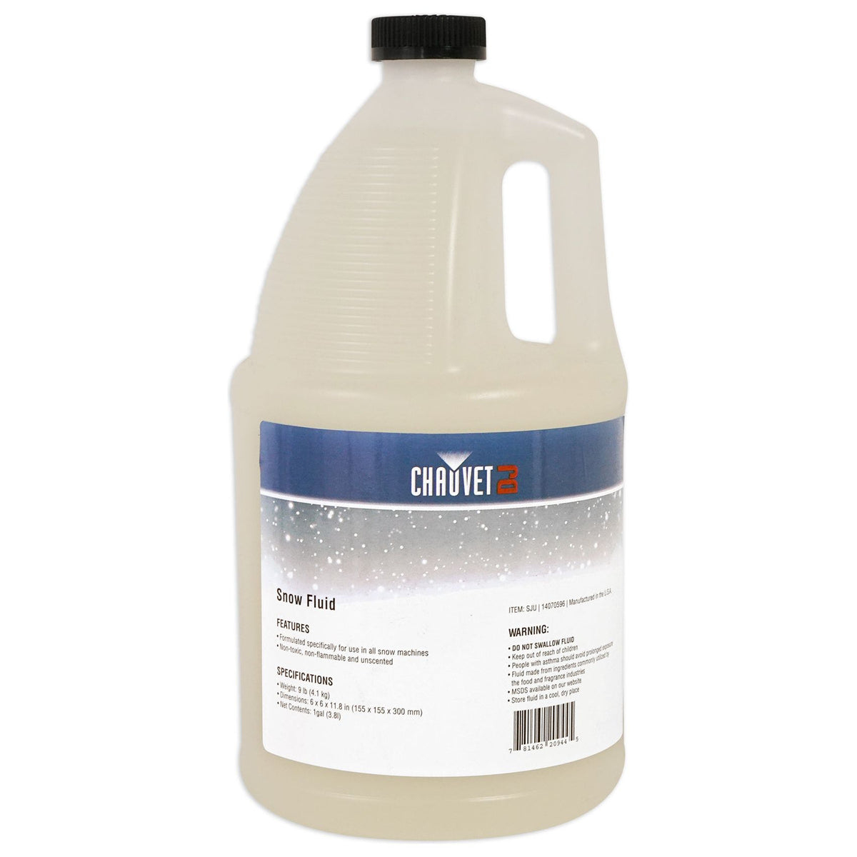 Chauvet DJ SJU Gallon Of Snow Machine Fluid Non-Toxic Non-Flammable Unscented