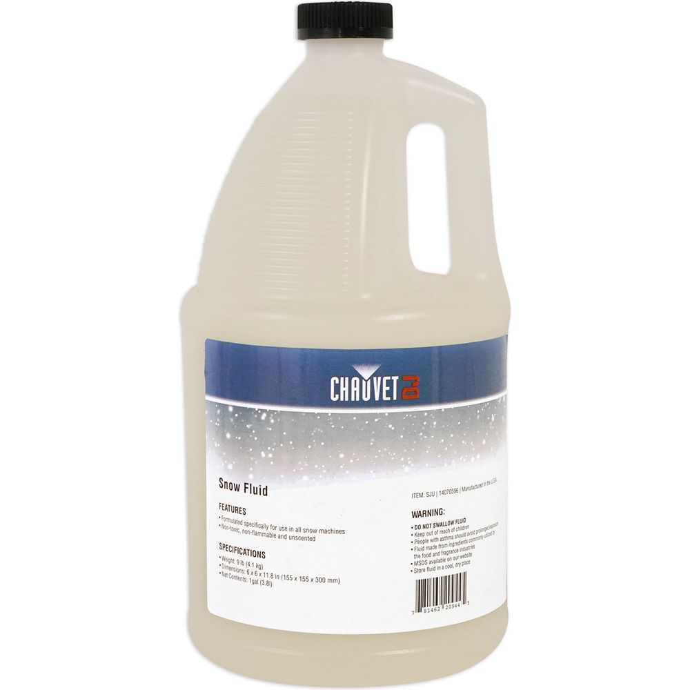 SJU Gallon of Snow Machine Fluid + Tripod Scrim