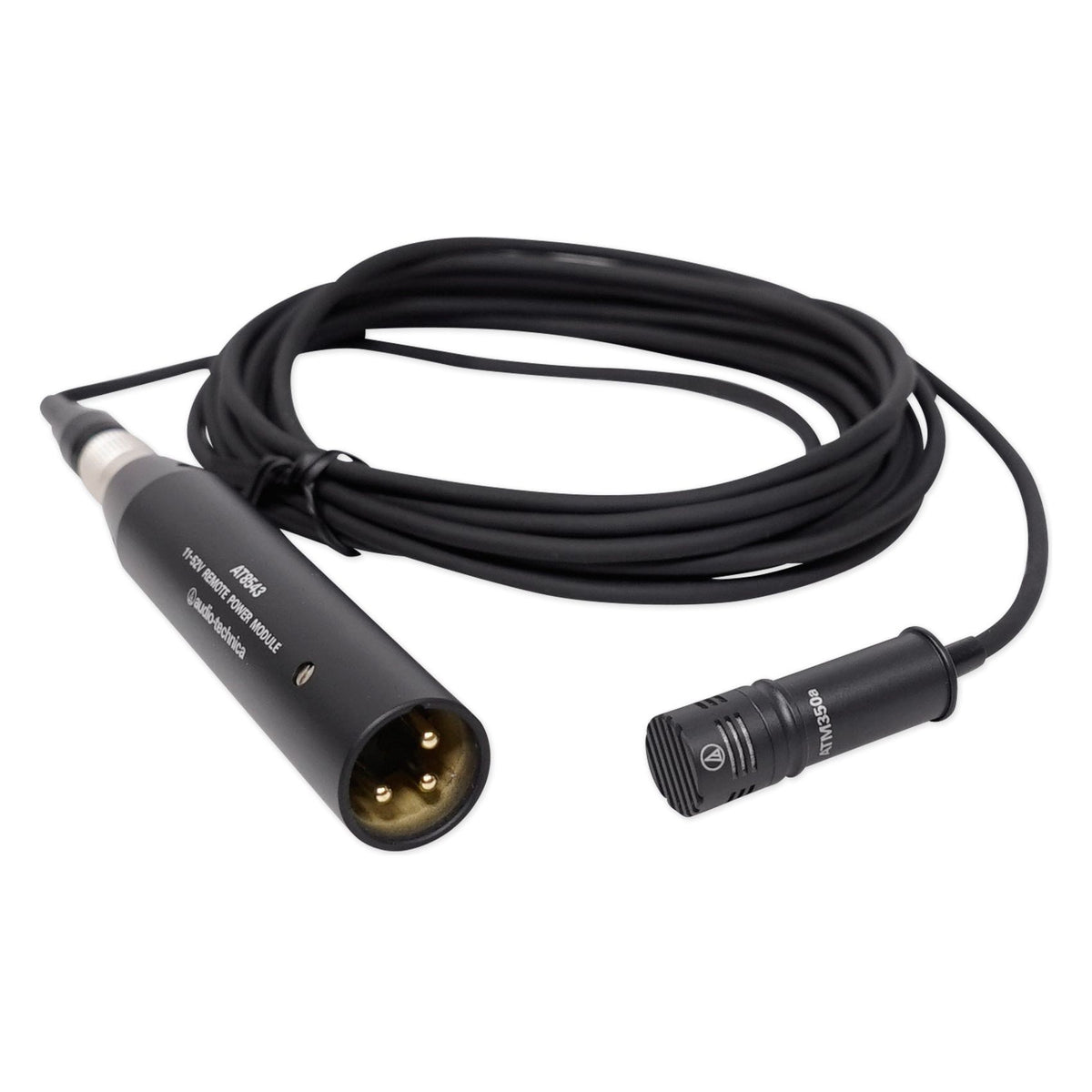 Audio Technica ATM350D Condenser Instrument Microphone w/5" Gooseneck+Drum Mount