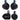 (2) Rockville RWB80B 8" Black 500 Watt Marine Wakeboard Tower Speakers+Covers