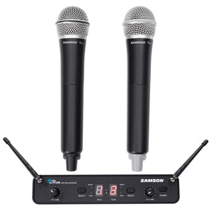 Samson Concert 288 Handheld Dual Channel Wireless Microphone System+Free Speaker