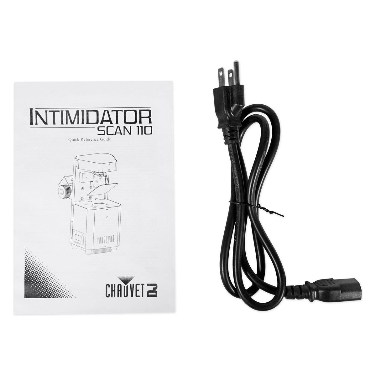 Chauvet Intimidator Scan 110 Compact LED Scanner Effect Light+(4) DMX Cables