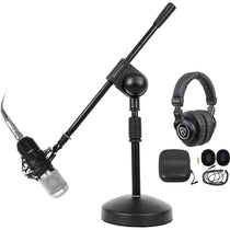 PC Gaming Streaming Twitch Bundle: RCM01 Microphone+Headphones+Stand