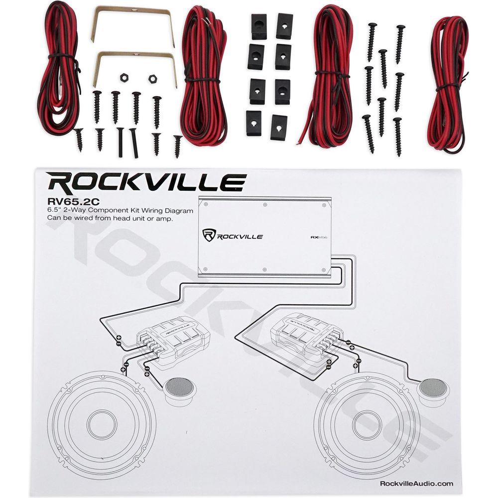 RV65.2C Components + RV6.3A 6.5" Speakers Bundle