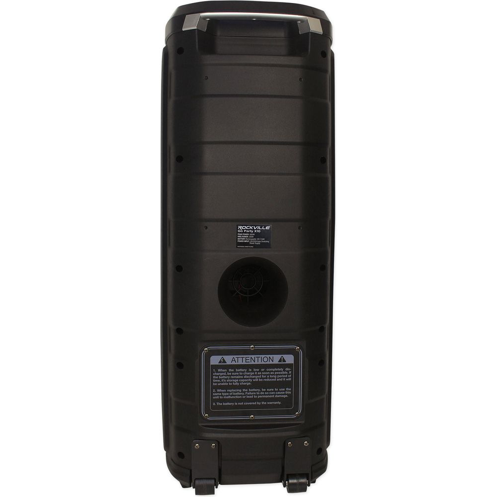 Go Party X10 Karaoke System with 3 Microphones