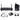 Audio Technica ATW-1101/H92 System 10 Wireless Headset Mic Bundle with Pair Mackie Monitors