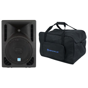 Rockville RPG10BT 10" Bluetooth 600 Watt DJ PA Speakers+Carry Bag