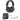 Rockville DJ1500 DJ Stereo Headphones w/ Detachable Cable, Case+Extra Ear Pad