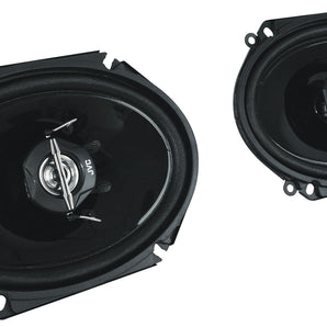 Pair JVC CSJ6820 30 Watt RMS 6x8' / 5x7" 2-Way Coaxial Car Audio Speakers